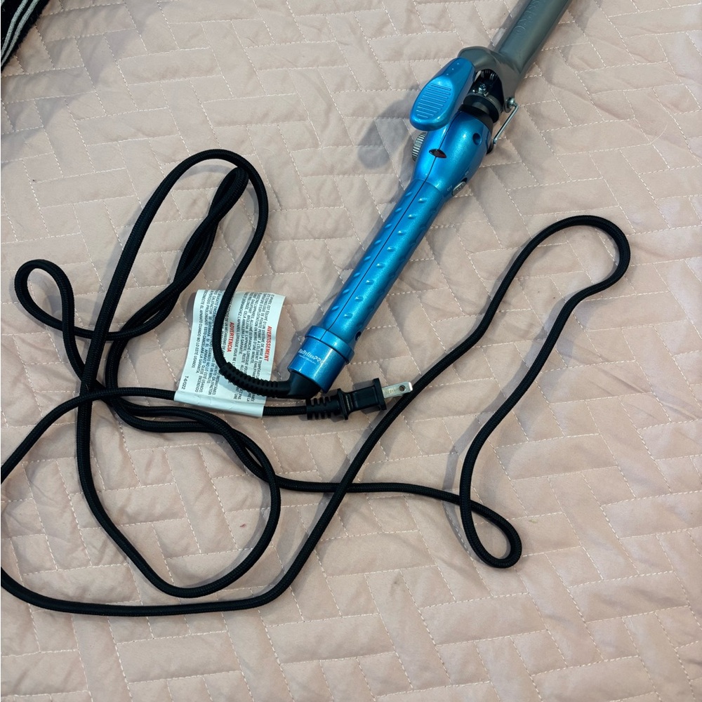 BaBylissPRO Nano Titanium 1" Spring Curling Iron